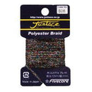 ジャストエース(Justace)　B06 ブラックレインボー ポリエステルブレイドスレッド