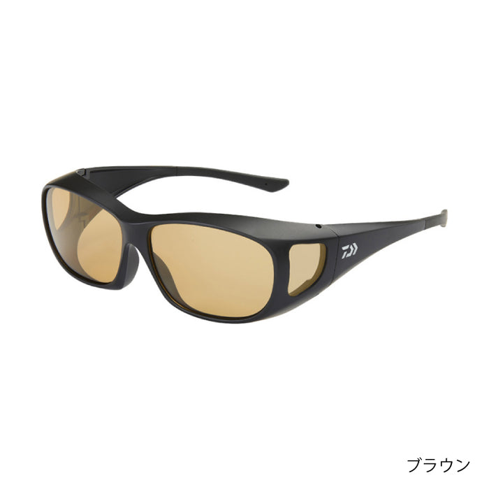 アイブレラ　サングラス オーバーグラス　デミブラウン オーバーサングラス レディース メンズ 偏光 サングラス UV