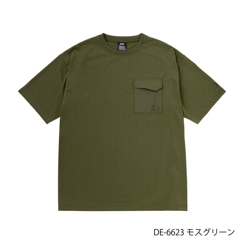 ダイワ(DAIWA)　DE-6623 エコロジーポケットTシャツ モスグリーン (お取り寄せ)