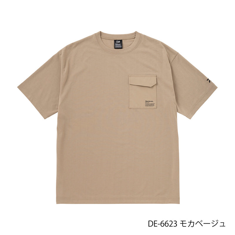 ダイワ(DAIWA)　DE-6623 エコロジーポケットTシャツ モカベージュ (お取り寄せ)