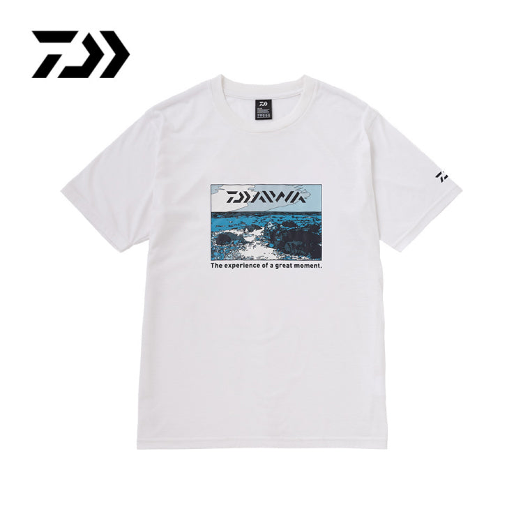 ダイワ(DAIWA)　DE-6123 グラフィックTシャツ サラシ ホワイト (お取り寄せ)