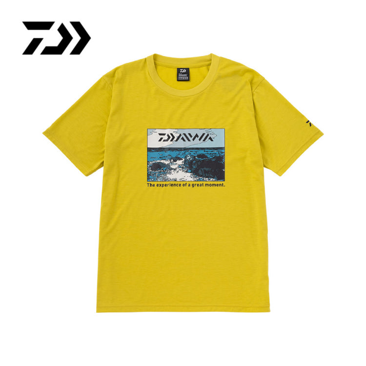 ダイワ(DAIWA)　DE-6123 グラフィックTシャツ サラシ スモークイエロー (お取り寄せ)