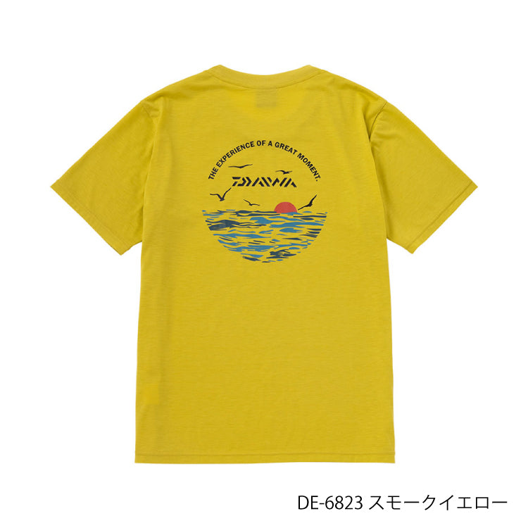 ダイワ(DAIWA)　DE-6823 グラフィックTシャツ サンライズ カラー：スモークイエロー (お取り寄せ)