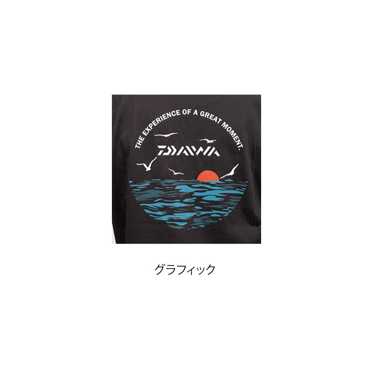 ダイワ(DAIWA)　DE-6823 グラフィックTシャツ サンライズ カラー：スモークイエロー (お取り寄せ)