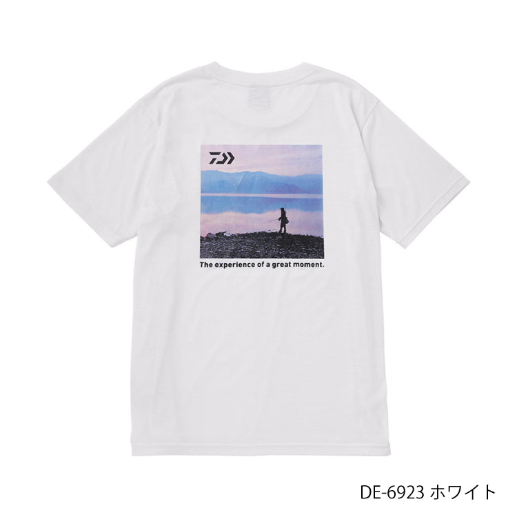 ダイワ シャツ DE-6923 フォトプリントTシャツ レイク ホワイト DAIWA