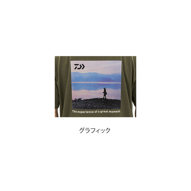 ダイワ(DAIWA)　DE-6923 フォトプリントTシャツ レイク ブラック (お取り寄せ)