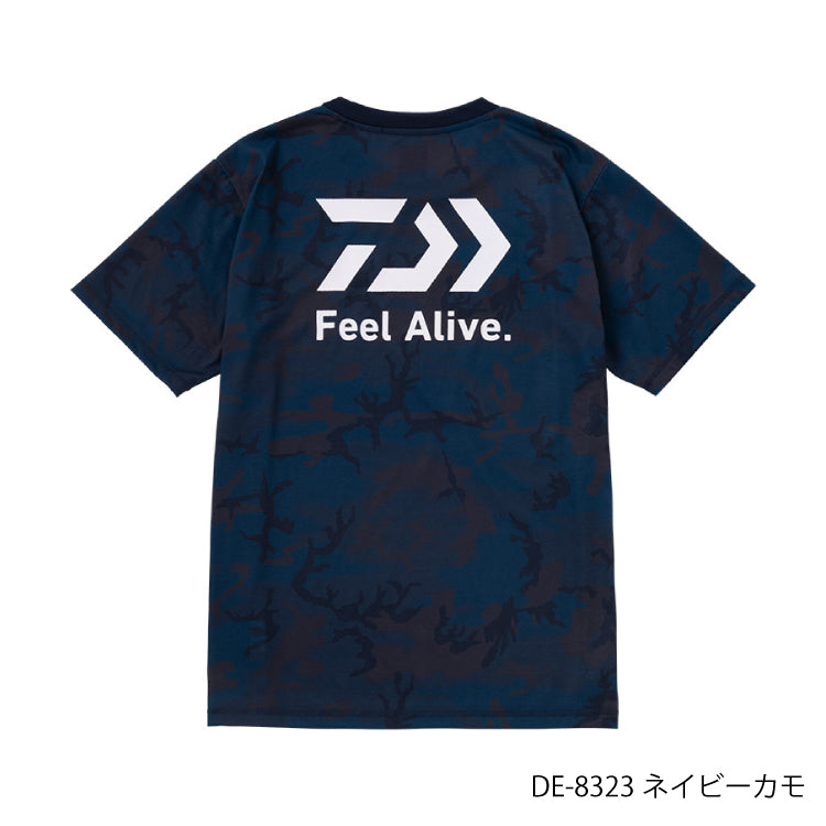 ダイワ(DAIWA)　DE-8323 クリーンオーシャンFeelAlive.Tシャツ ネイビーカモ (お取り寄せ)