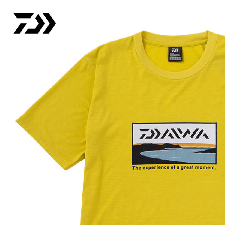 ダイワ(DAIWA)　DE-6523 グラフィックTシャツ サーフ スモークイエロー (お取り寄せ)