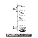 カツイチ(Katsuichi)　ワカサギ仕掛け　フィネスワカサギ 4本鈎 FN-4 メール便対応可能