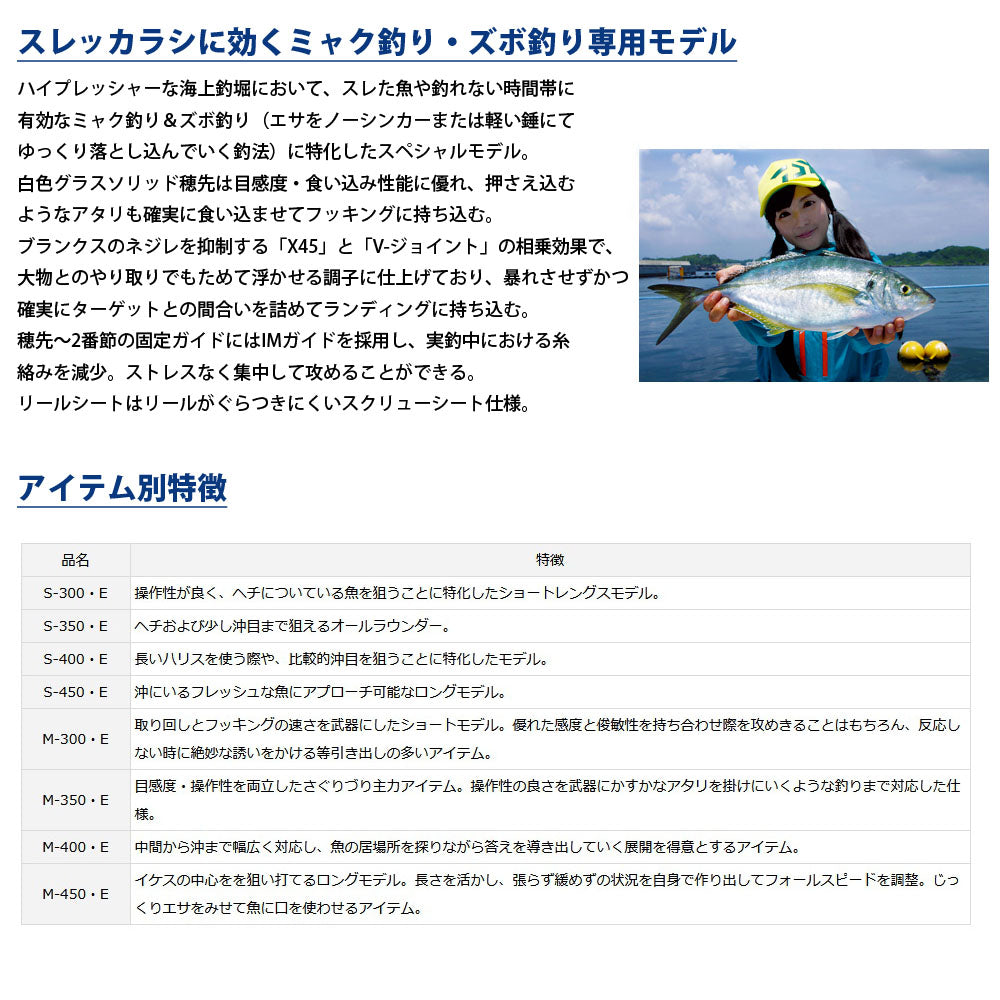 ダイワ クラブブルーキャビン 海上釣堀 さぐりづり M-450・E