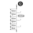 がまかつ gamakatsu W-251 ワカサギ連鎖 ケイムラ金鈎 狐タイプ 5本鈎 メール便対応可能