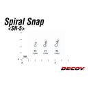 デコイ(DECOY)　スパイラルスナップ SN-5 メール便対応可能