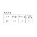 富士工業 Fuji ガイドセット PLNSG1291 ルアー用 ステンレス SiCリング キャスティングバスセット