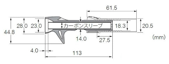 富士工業(Fuji工業)　SB ACS KN16SB-14.0CSU リールシート /レターパック対応可能