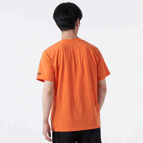 ダイワ(DAIWA)　DE-6622　グラフィックTシャツ　BASS　カラー：オレンジ (お取り寄せ)