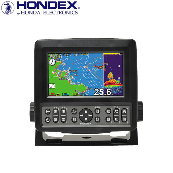 ホンデックス 魚群探知機 HE-601GPIII GPS内蔵仕様〈カラー液晶プロッター魚探〉HONDEX
