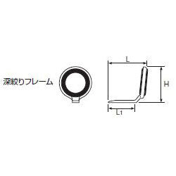アウトレット　富士工業(Fuji工業) LSG4.5JN 超軽量穂先ガイド(ガンスモーク仕上) /クリックポスト発送可能