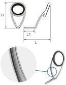 富士工業(Fuji工業)　T2-KLTG25　シングルフットガイド (ハイテンシルチタンフレーム+TORZITE)