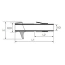 富士工業 T-DPS-SD20(CC) Fuji パイプシート ベイト
